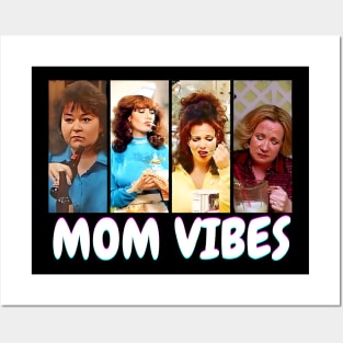 90’s Mom Vibes Vintage Funny Mom Mother's Day Gift Posters and Art